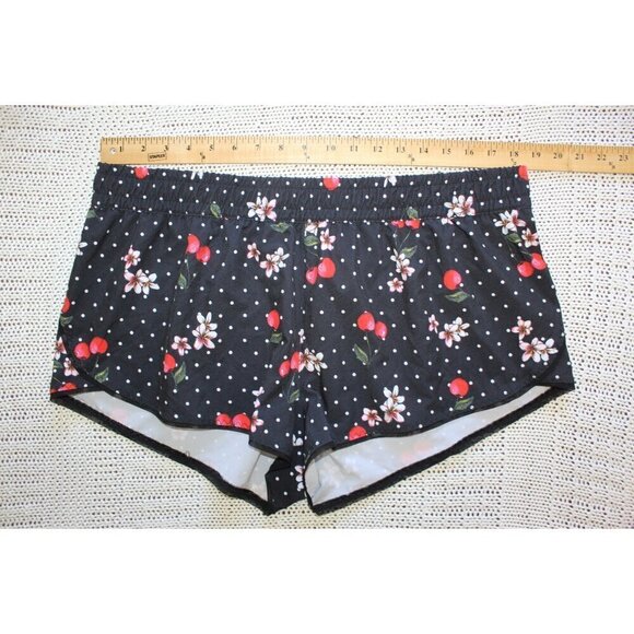 Endless Sun Women mini shorts Swim Pants Sherry print Size XL elastic waist sexy - Picture 2 of 7